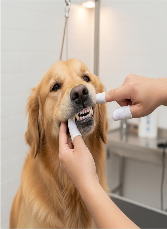 Gtziqa 20 Pcs Dog Finger Toothbrush, Soft Fabric Dog Tooth Brush Cat Pet Tooth Brushing Kit Washable Comfortable Finger Brush for Dogs Teeth Cleaning Dental Care - Image 5